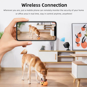 Spy Camera Hidden Camera, Wifi Mini Wireless Small Nanny Cam Real 1080P with Night Vision for Indoor Security, Tiny Secret Camaras Espias Ocultas for Baby/Pet with APP Remote Viewing Monitor Monitoring Surveillance